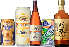 ビール・ワイン・洋酒などのお酒類
